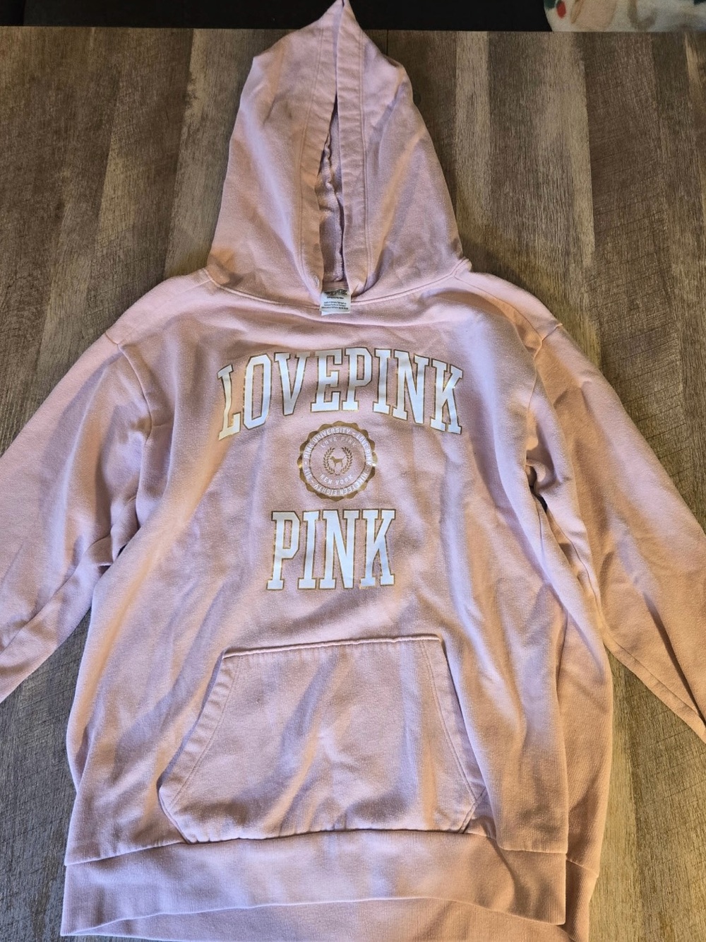 PINK Victoria's Secret Hoodie in Blush Pink